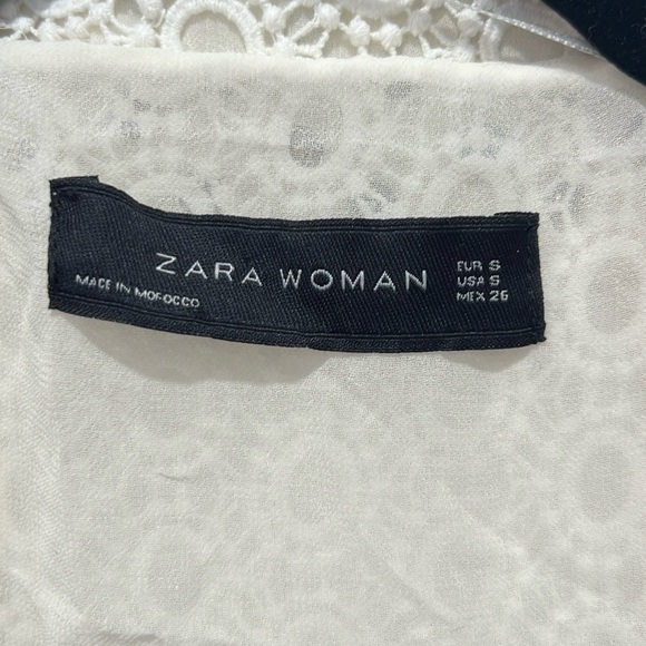 Zara Cream Lace Cardigan Small - Picture 2 of 13